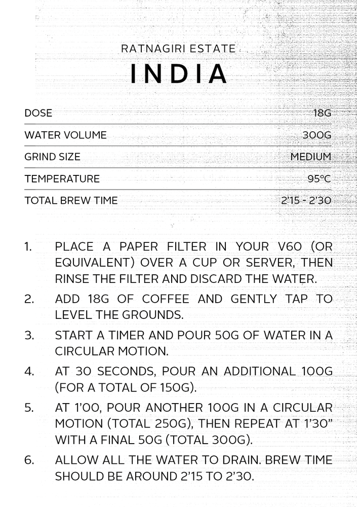 
                      
                        India Ratnagiri Estate | Filter Roast
                      
                    