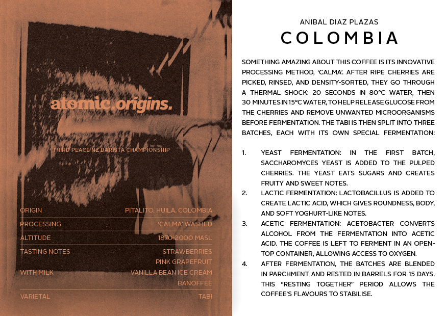 
                      
                        Colombia Anibal Diaz Plazas | Espresso Roast
                      
                    